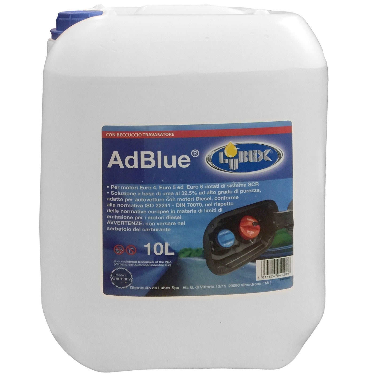 additivo adblue lubex lt.10 con beccuccio cod:ferx.55871
