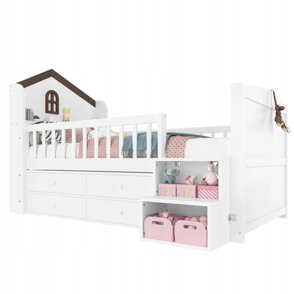 Letto a castello per bambini - Xylo - 90x200 - Bianco