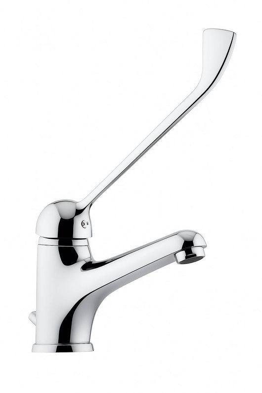 Miscelatore Rubinetto Lavabo Comando A Gomito Con Leva Clinica