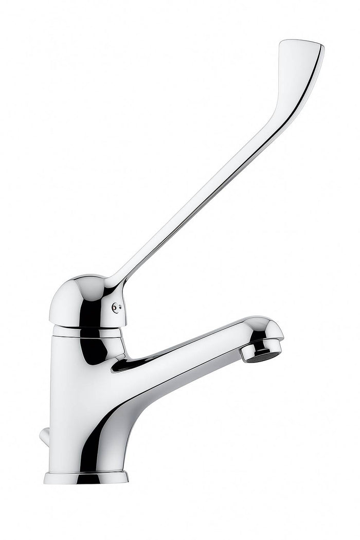 Miscelatore Rubinetto Lavabo Comando A Gomito Con Leva Clinica