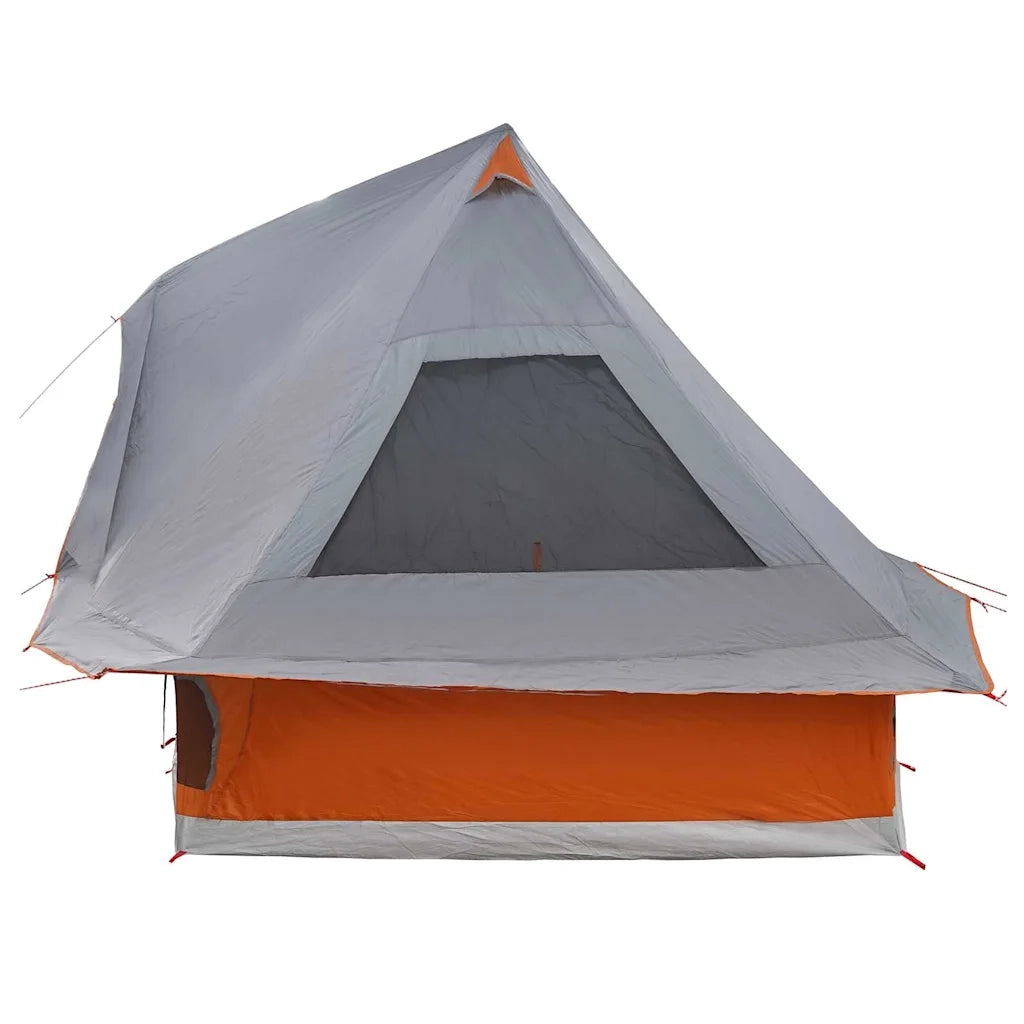 Tenda Tipi-Tenda da campeggio Grigio e arancione 466 x 310 x 240 cm taffet¨¤