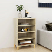 Credenza Rovere Sonoma 57x35x90 cm in Legno Multistrato 806124