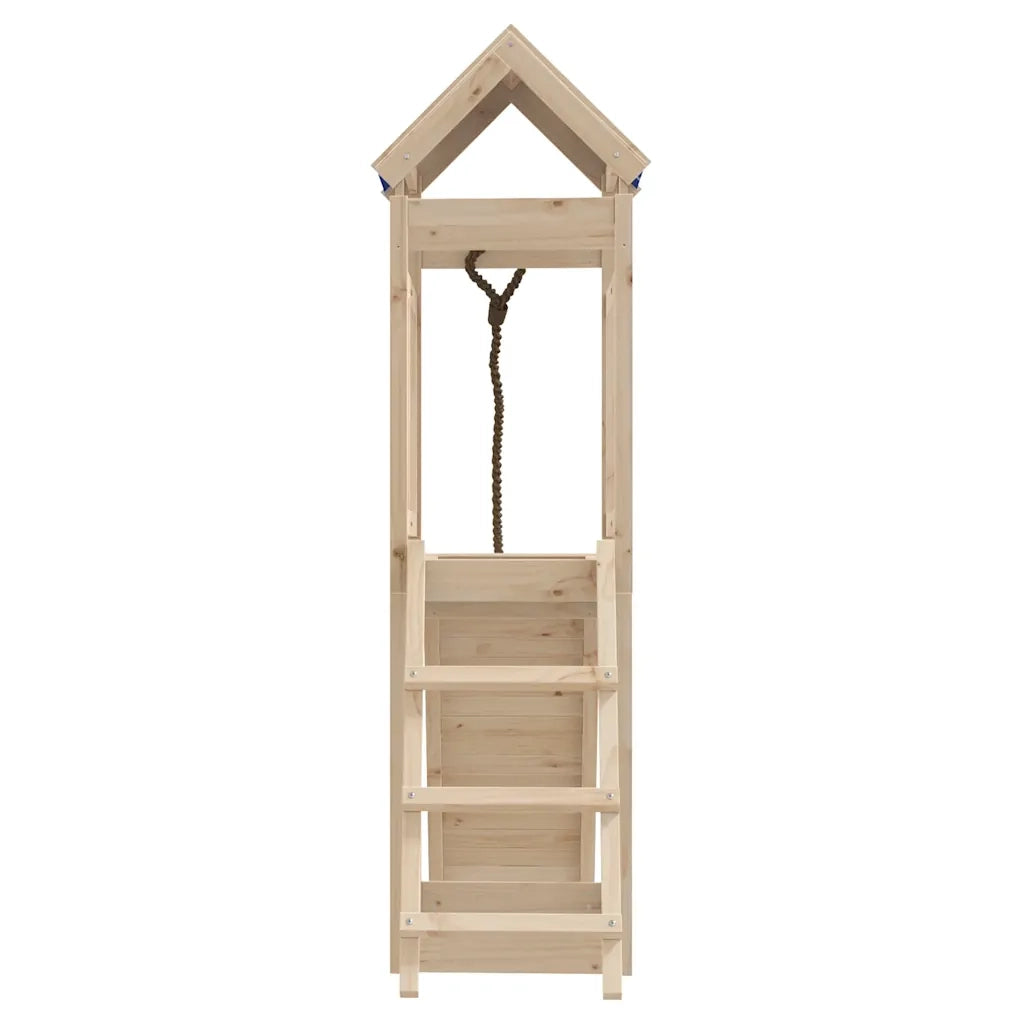 Set da Gioco da Esterno in Legno Massello di Pino