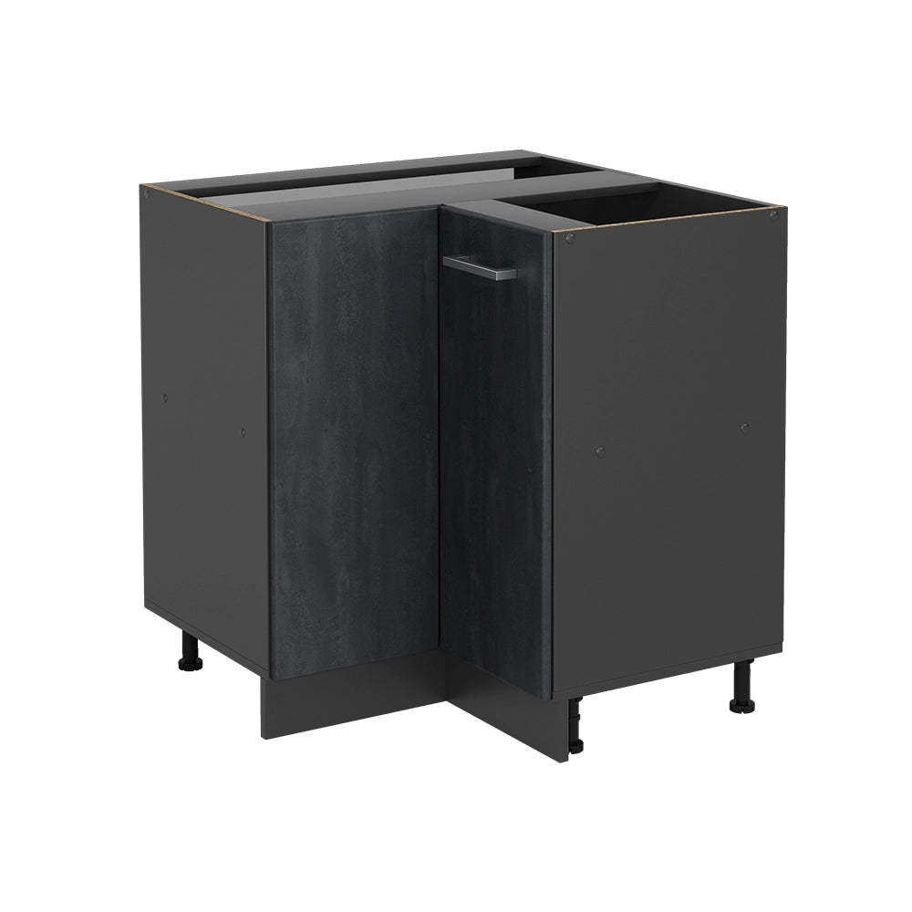 Mobile ad angolo cucina R-Line Calce nera/Antracite 75.6 cm senza piano di lavoro Vicco