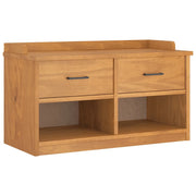 Panca da Corridoio SANDNES 87x40x50 cm Legno Massello di Pino