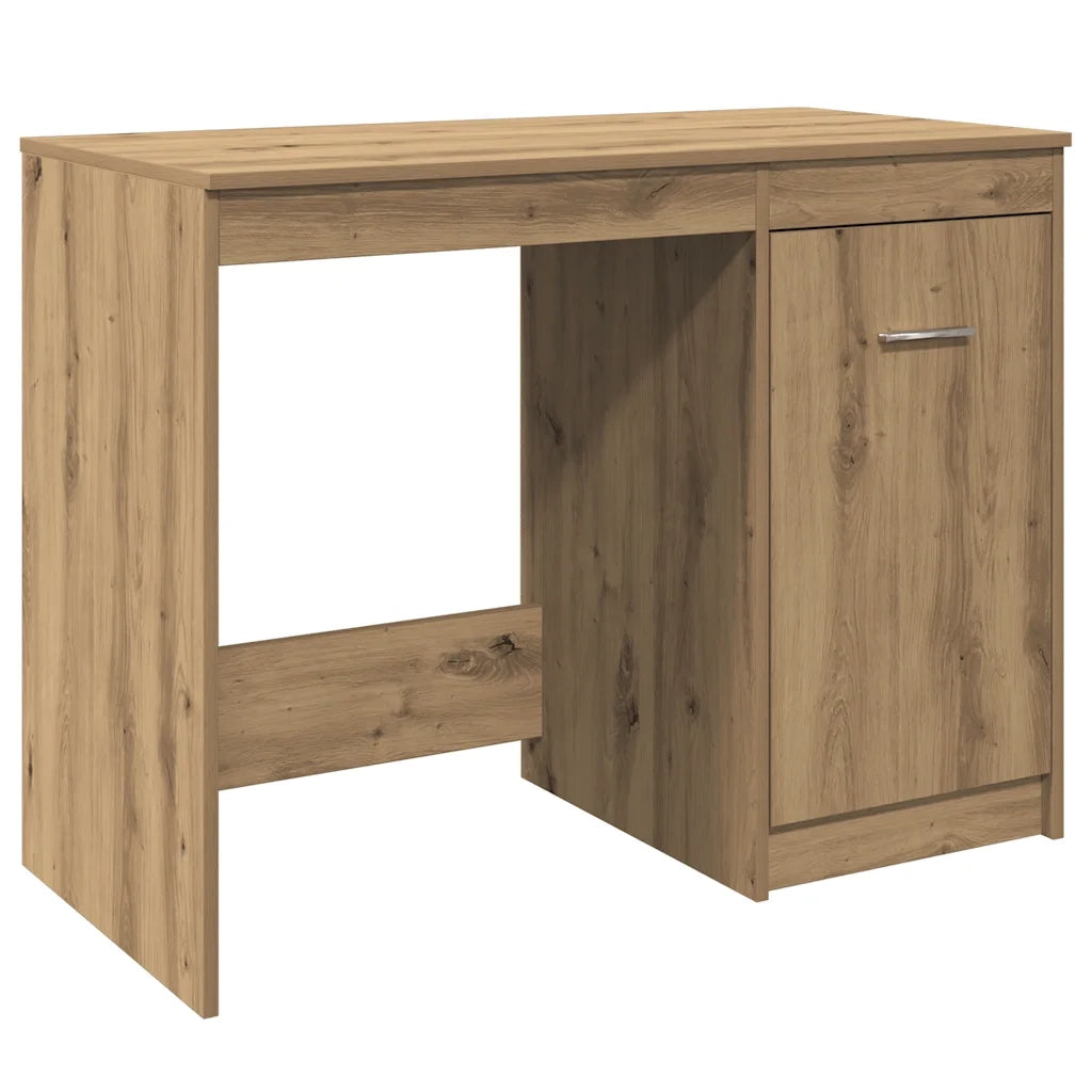 Scrivania Rovere Artigianale 100x50x76 cm in Legno Multistrato 856003