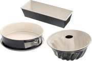 Set di stampi per dolci a forma di spirale 3 misure a forma di turbante 22 stampi a forma di quadrato 30x13cm con superficie antiaderente
