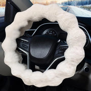 Copricapo per volante universale in peluche morbida, adatto a tutti i veicoli, dimensioni 38cm