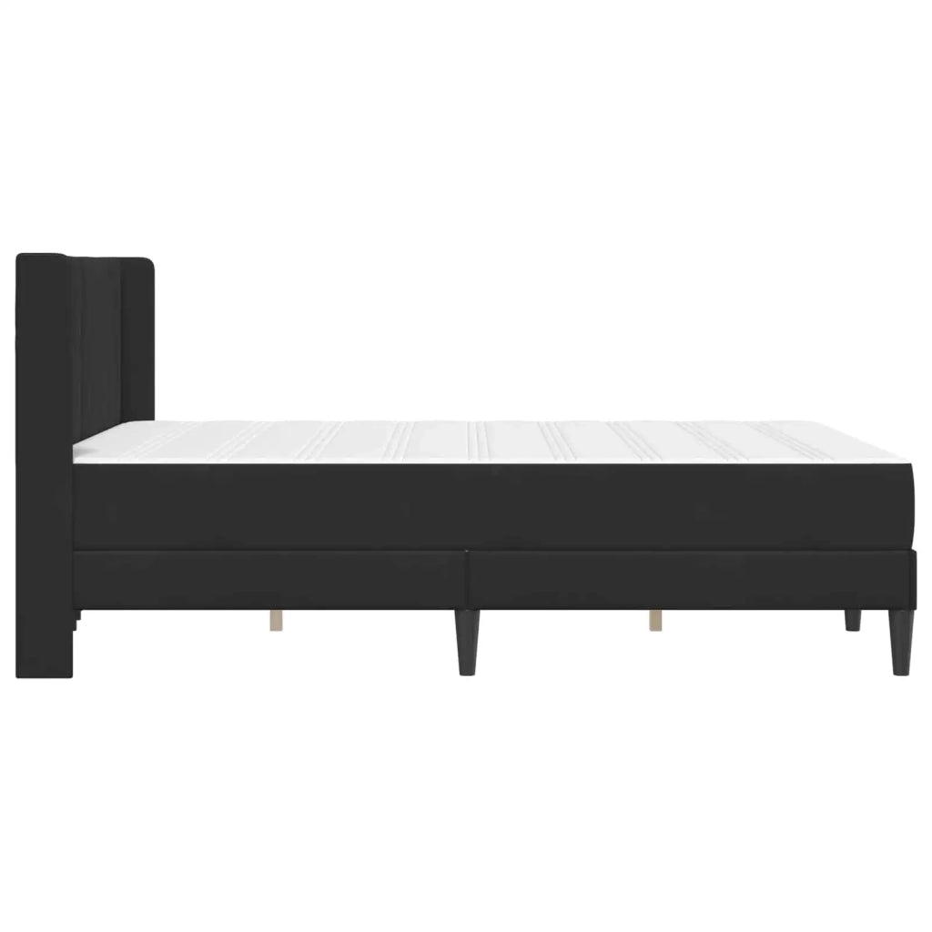Struttura letto con materasso Nero 160 x 200 cm Velluto 3414877