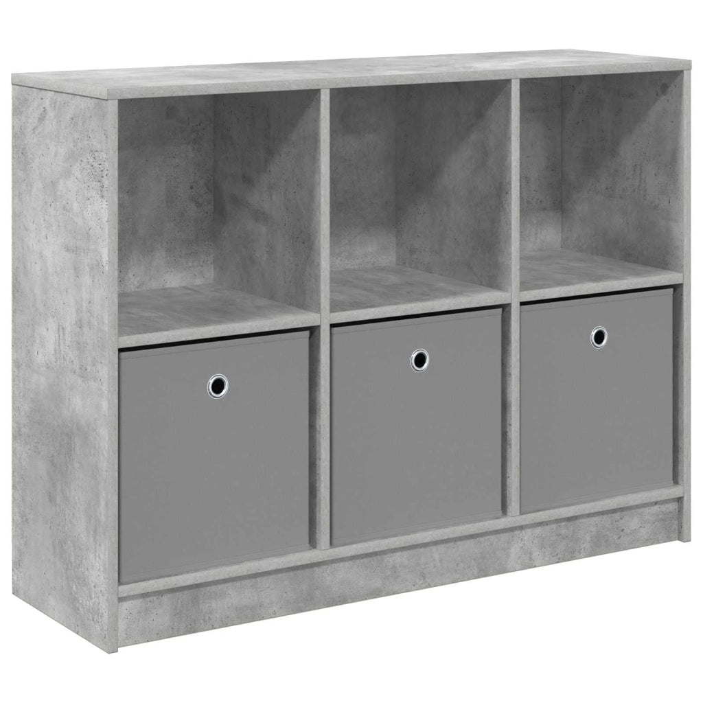 Credenza con cassetto Grigio cemento 102 x 32 x 73,5 cm