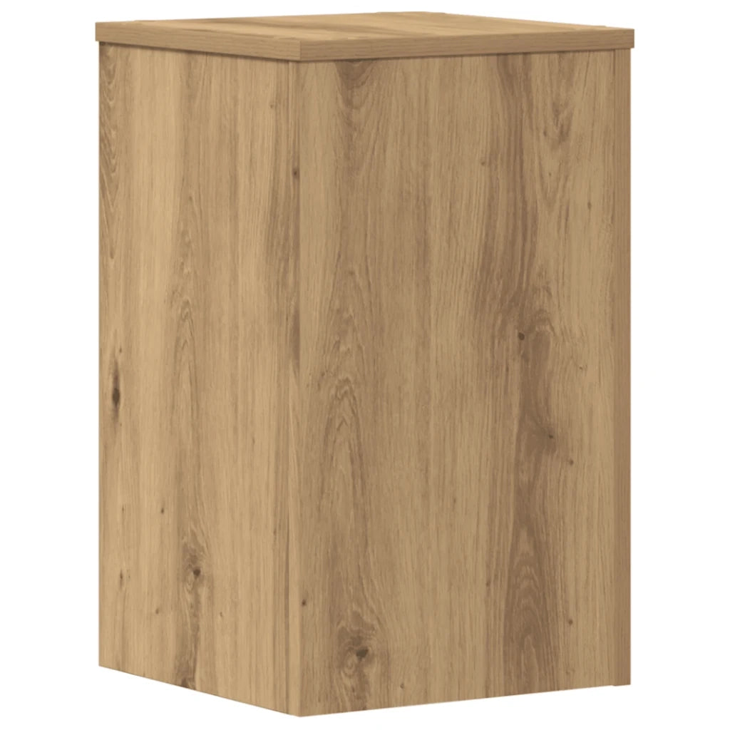 vidaXL Supporti per Piante 2 pz Rovere 30x30x50 cm in Multistrato