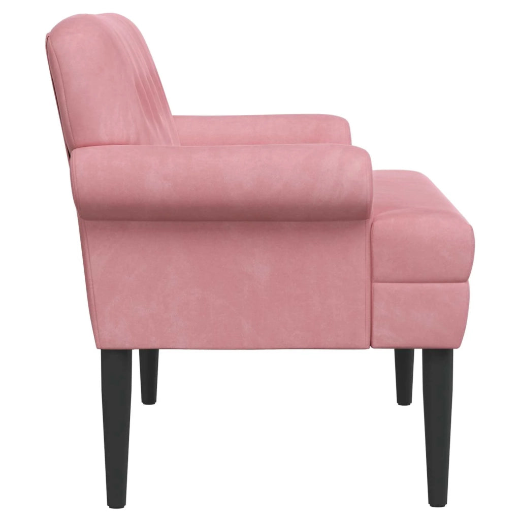 Loveseat con bottoni imbottiti Rosa 120 x 66 x 78 cm 42041832