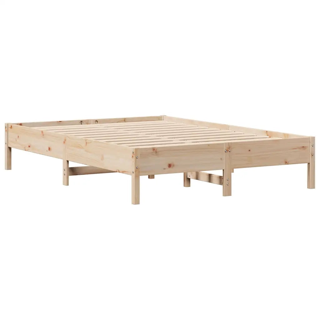 Letto senza Materasso 120x190 cm in Legno Massello di Pino 3301728