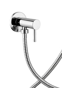 Set idroscopino con rubinetto tutto in ottone,flessibile 120 cm