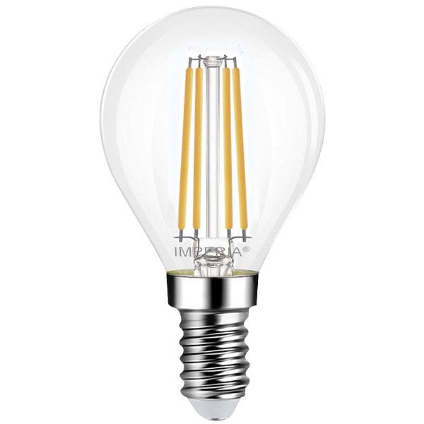 IMPERIA 6017425 Lampada LED E14 Sfera Filament Luce calda