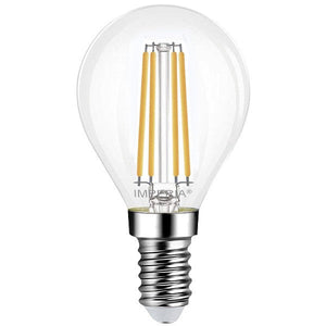 IMPERIA 6017425 Lampada LED E14 Sfera Filament Luce calda