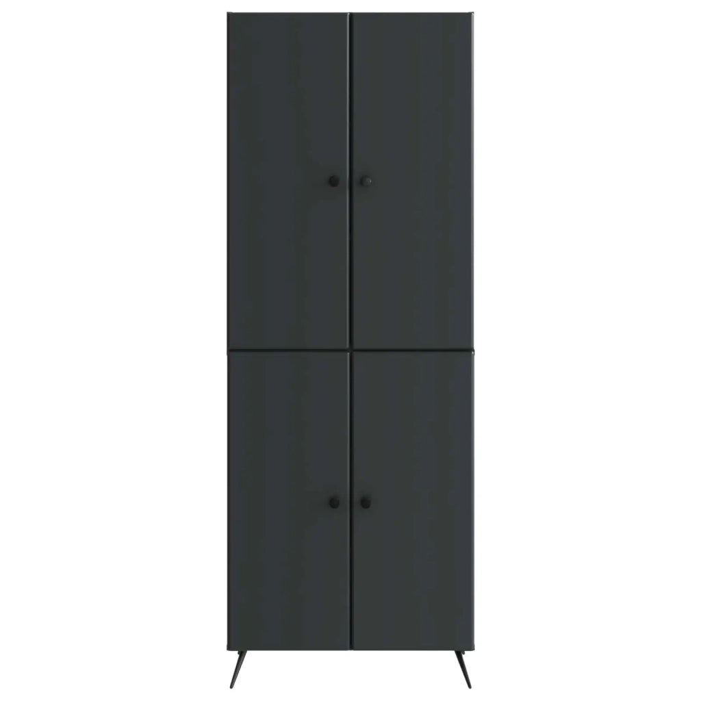 Set di armadi 2 pz Nero Legno ingegnerizzato 3416863