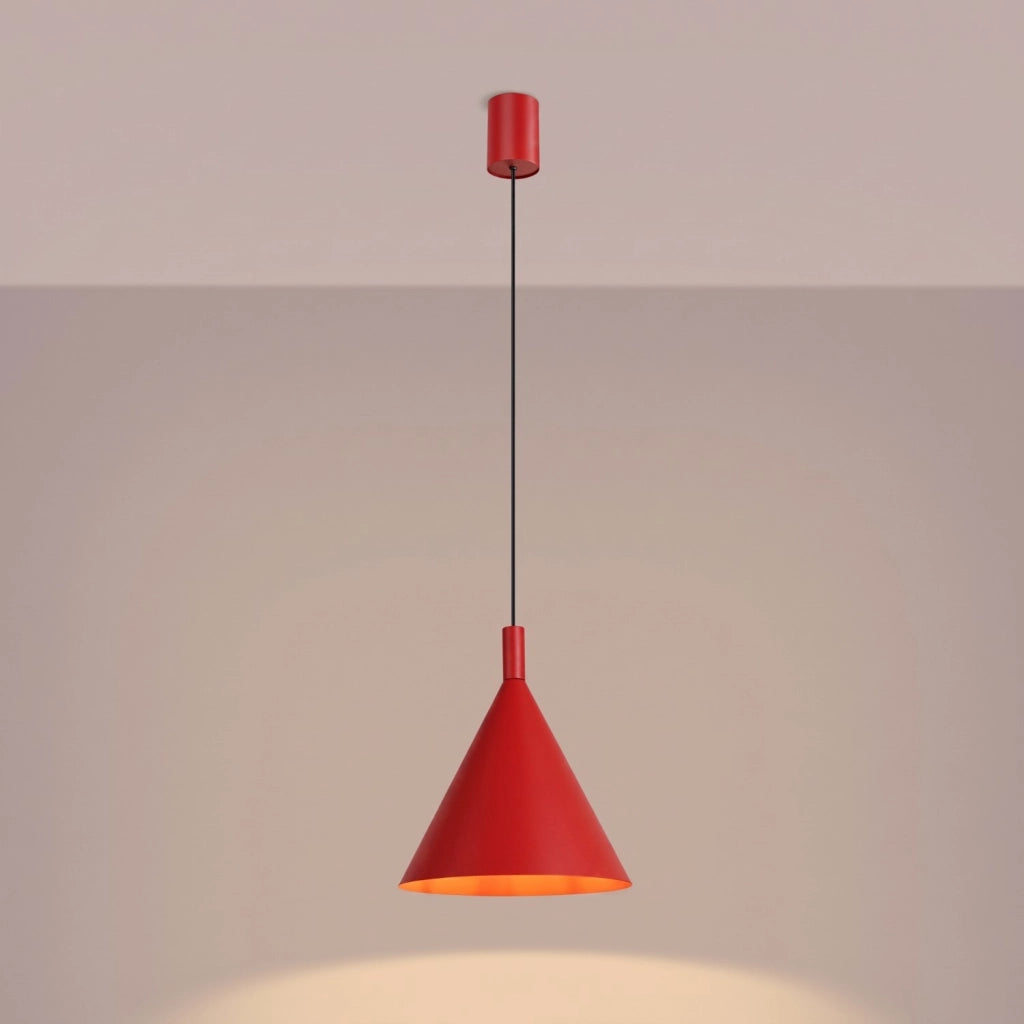 Lampada a sospensione NOX 25 rosso
