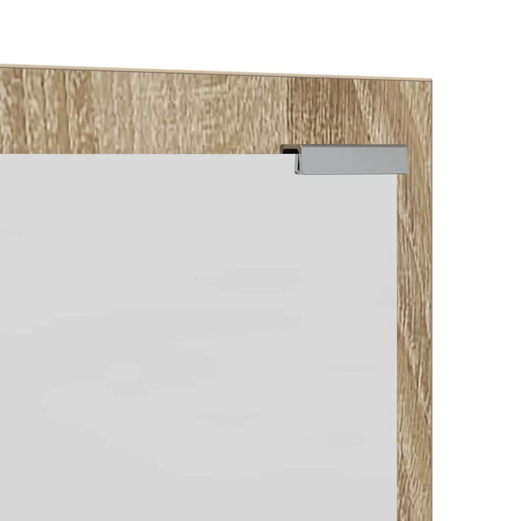 vidaXL Appendiabiti a muro Rovere Sonoma 100 x 10 x 100 cm