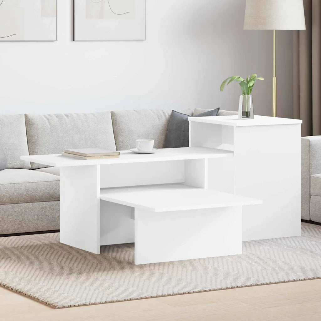 Tavolo consolle Bianco 91,5 x 35 x 38,5 cm Legno multistrato