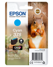 Epson Squirrel Singlepack Cyan 378 Claria Photo HD Ink