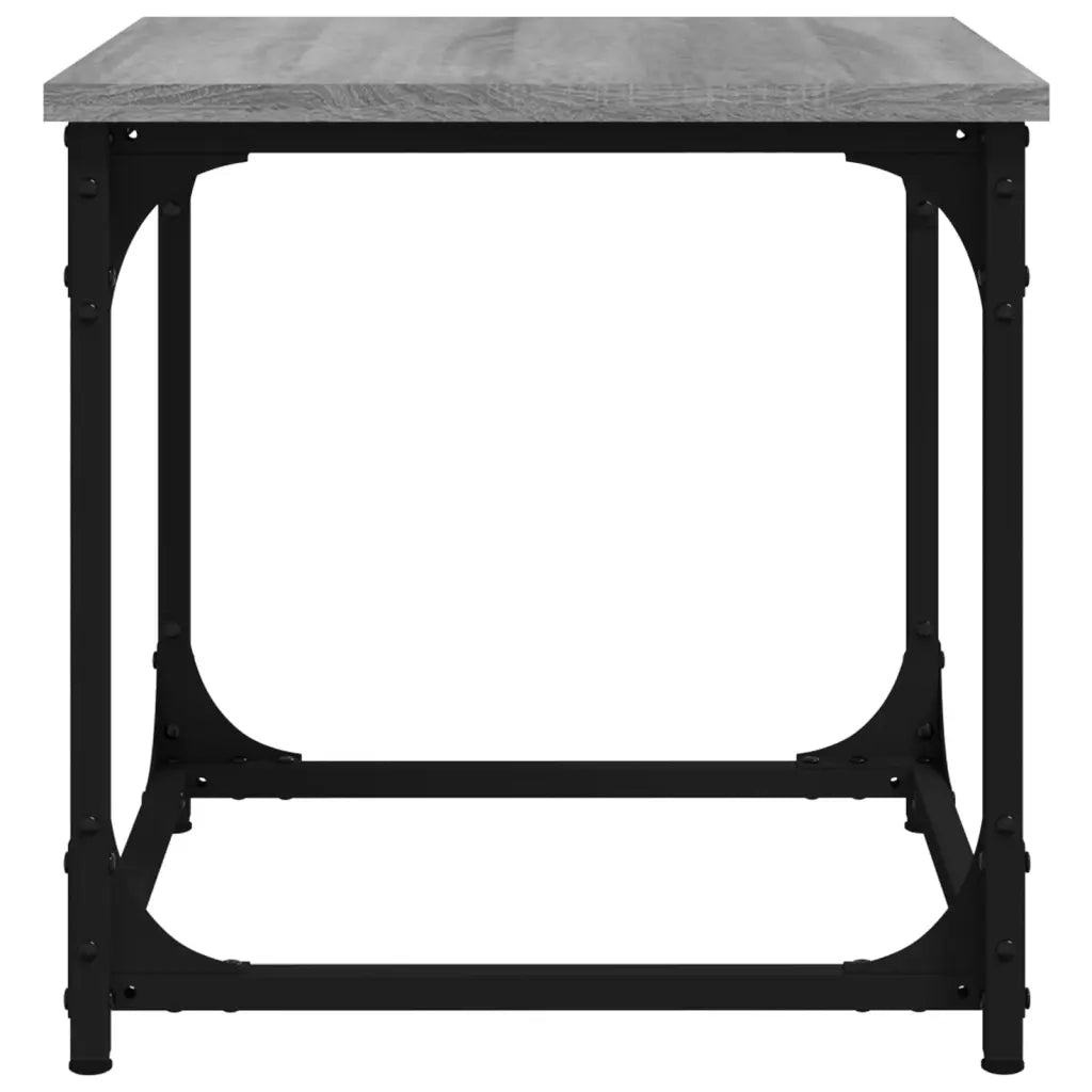 Tavolino Grigio Sonoma 40x40x40 cm in Legno Multistrato cod mxl 27152