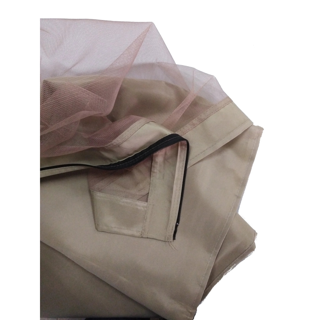 GAZEBO IPPOCRATE 3X3M KHAKI CON STRUTTURA CAFFE'
