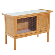 Casa per conigli esterno grande con vassoio estraibile ¨C zephmum ¨C legno 90x45x65cm