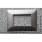 Trade Shop - Placchette Placche In Abs Per Serie Matix Bticino Compatibile 3 4 6 Moduli Color - Grigio Chiaro -4 Fori     -