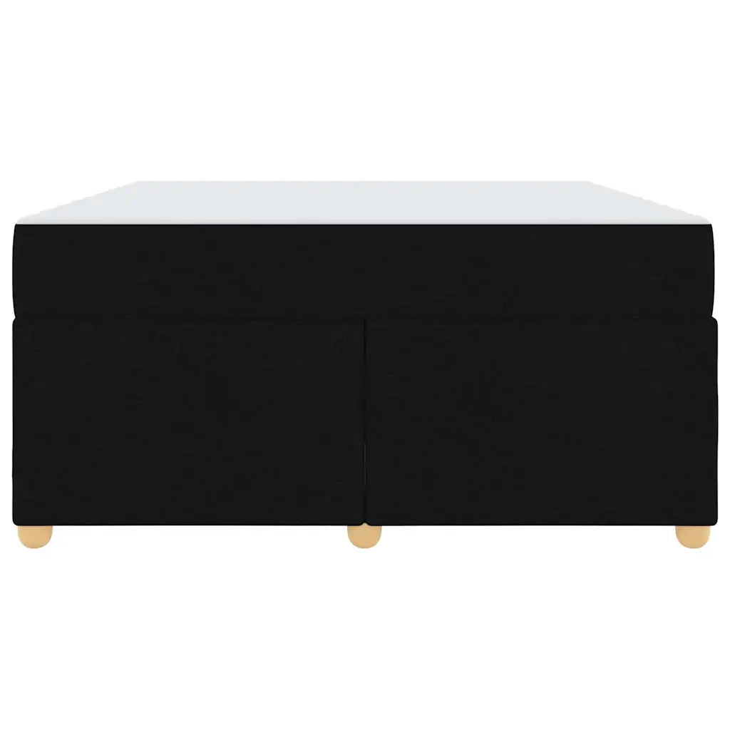 vidaXL Struttura del letto con materasso Nero 160 x 200 cm Tessuto