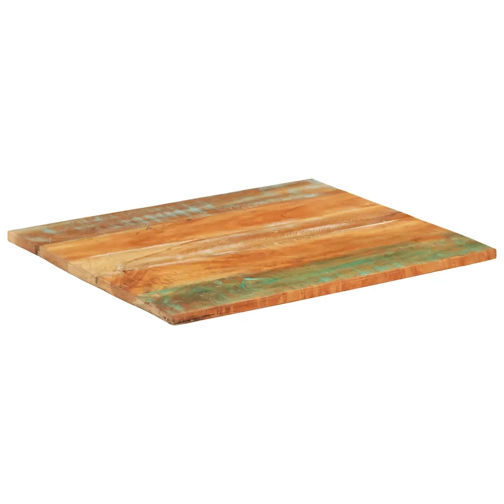 Piano Tavolo Rettangolare 70x80 cm 25-27 mm Legno di Recupero cod mxl 76754