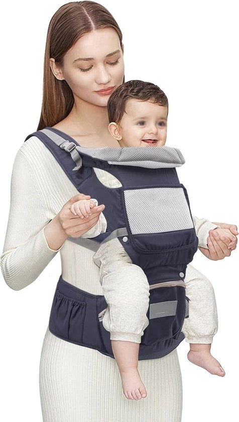 Portatile 6-in-1 Bambino con Caricatore per Bambini e Ragazzi - Blu Scuro, Regolabile e Comodo