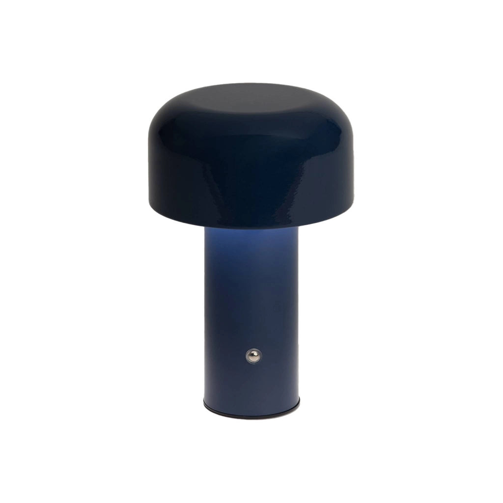 Lampada led in metallo, 13cm, blu