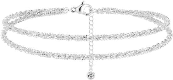 Anello unisex argentato impermeabile con pietre strass stile bohemien regolabile
