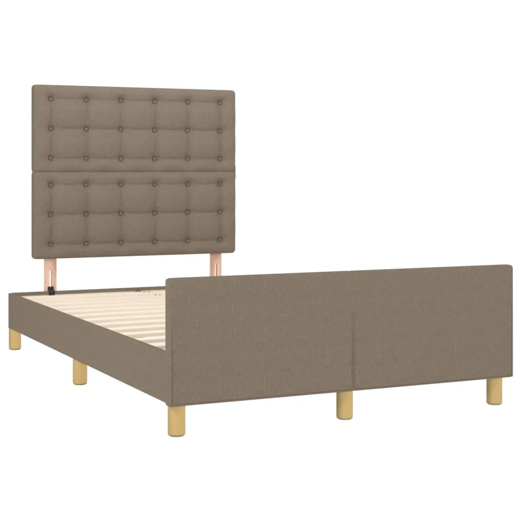 Giroletto senza Materasso Tortora 120x190 cm Tessuto 3270545