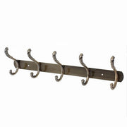 Trade Shop - Appendino Con 5 Ganci Farfalla Parete Multiuso Viti Appendi Abiti 44.5 Cm 52185 -
