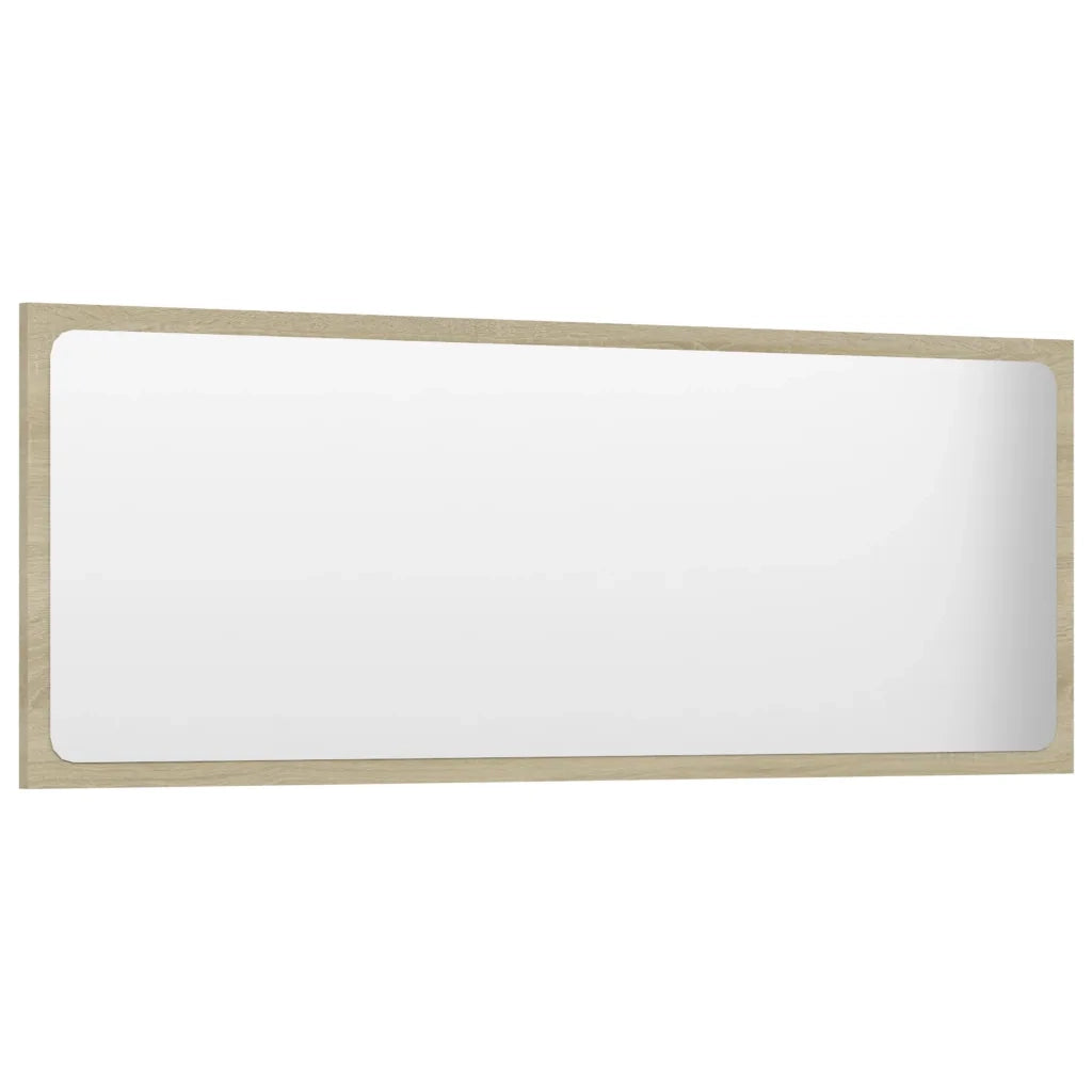 Specchio da Bagno Rovere Sonoma 100x1,5x37 cm in Truciolato cod mxl 59699