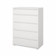 KIT CASSETTIERA NOVA 5 CASS 76,8X40X106,6CM BIANCO