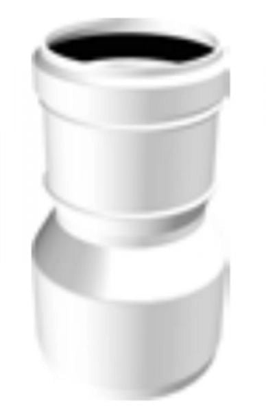 canna fumaria in PLASTICA PPS DN 80M - 60F ADATTATORE AUMENTO DI DIAMETRO