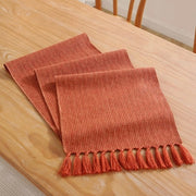 Tavolo da festa rustico con pennelli - Tavolo da festa bohemien - Tavolo da festa manuale con pennelli - Tavolo da festa da appendere - Adatto per festival, matrimoni e decorazioni da tavola - 33x275cm