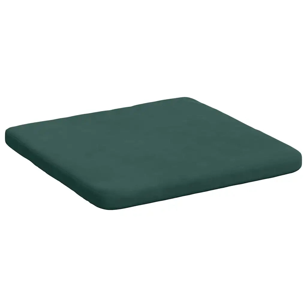 Cuscini per Seduta 4 pcs Verde Scuro 40 x 40 x 3 cm Velluto
