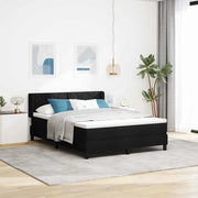 Letto box spring con materasso con materasso Nero 140 x 190 cm 3341162