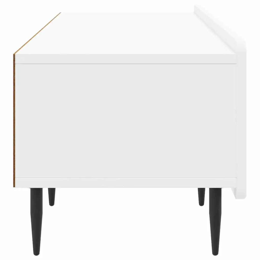 Mobile TV Bianco Lucido 147 x 34,5 x 32 cm Legno ingegnerizzato 894479
