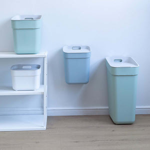 PATTUMIERA CURVER READY GRIGIO / AZZURRO LT. 30 CON FERMA BUSTA