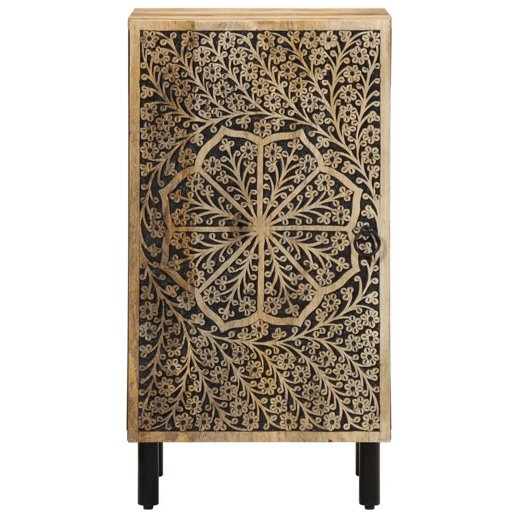 Credenza | Madia | Buffet da pranzo | Armadio da pranzo 40x33x75 cm in Legno Massello di Mango