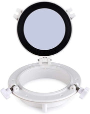 Patrijspoort 215mm per barche e camper con vetro resistente e accessori in acciaio inossidabile