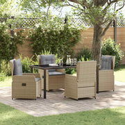 Set da Pranzo per Giardino 5 pcs Beige e Grigio Chiaro 3380963
