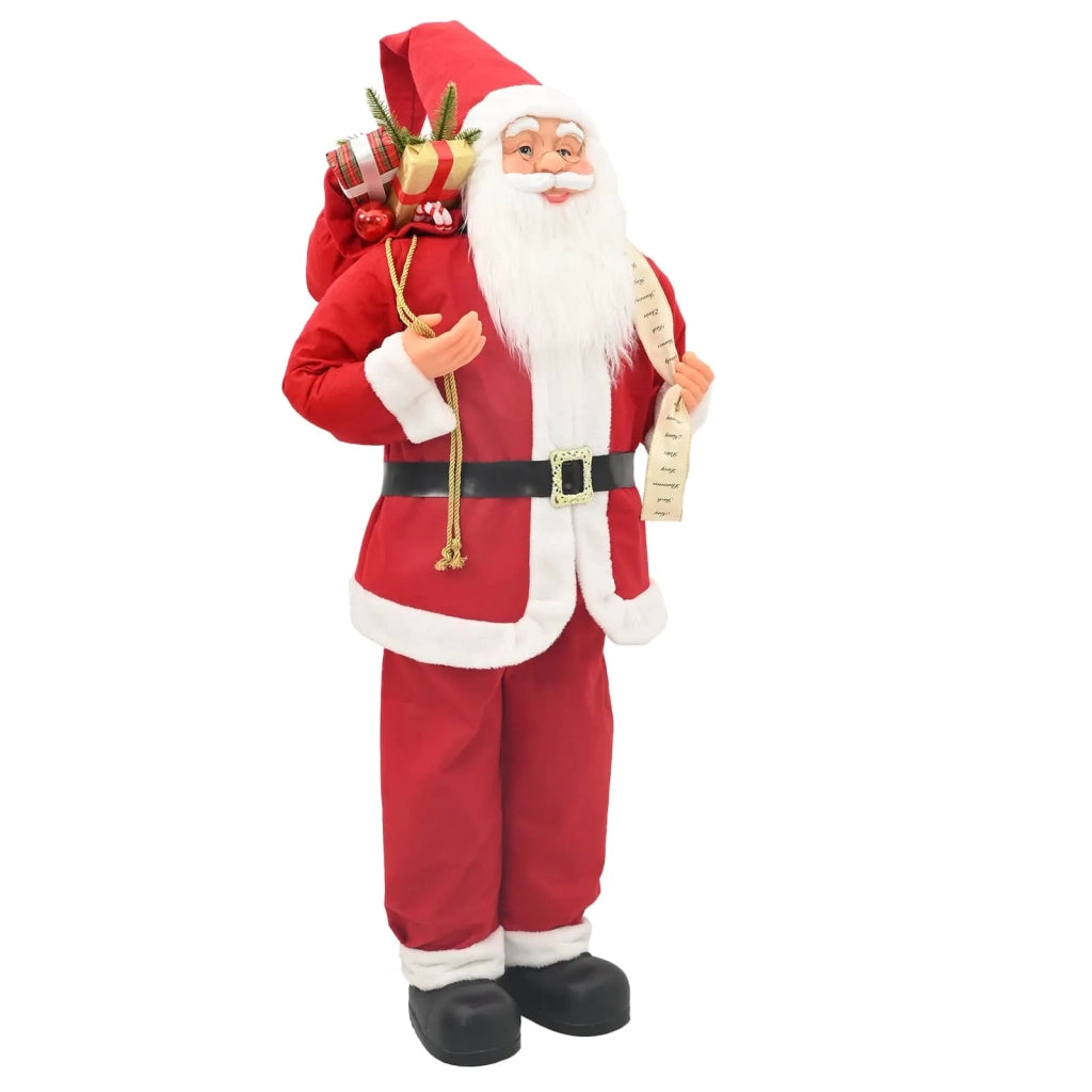 Statuetta di Babbo Natale Rosso 110 cm Poliestere 42050768