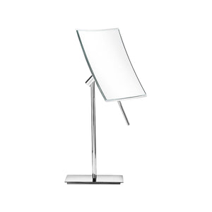 Lineabeta - Specchio ingranditore quadrato 3X da appoggio orientabile Mevedo