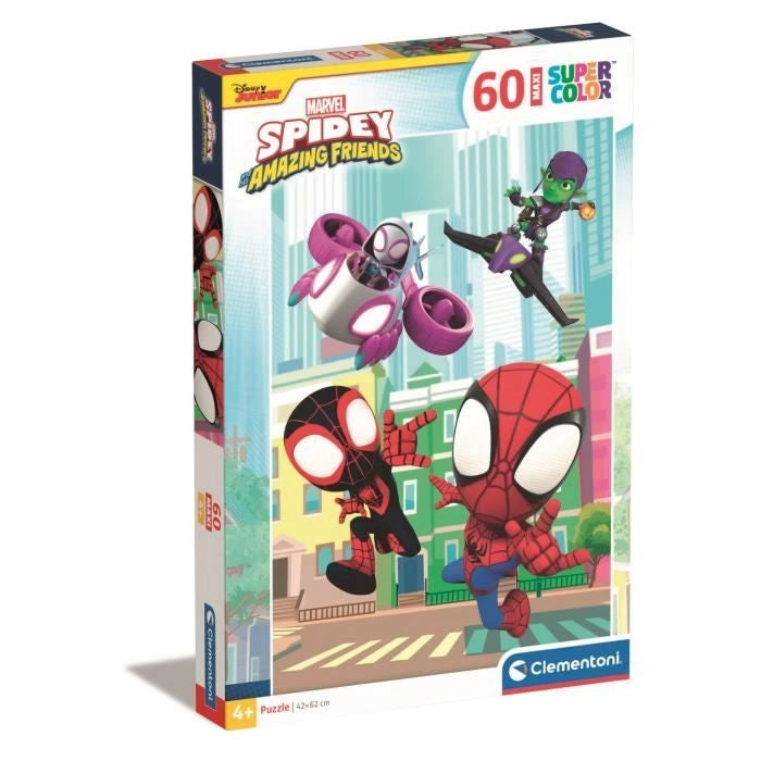CLEMENTONI - 60 pezzi Maxi - Spidey e i suoi straordinari amici
